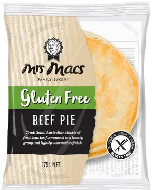 mrs mac gluten free meat pie